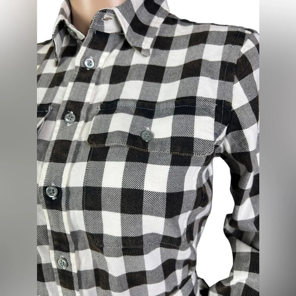 NWT Polo Ralph Lauren Shirtdress Womens Size 0 Check Buffalo Belted Twill - Picture 5 of 12